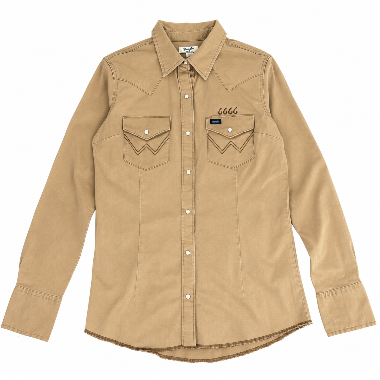 Wrangler Women's Western Snap Work Shirt- Rawhide