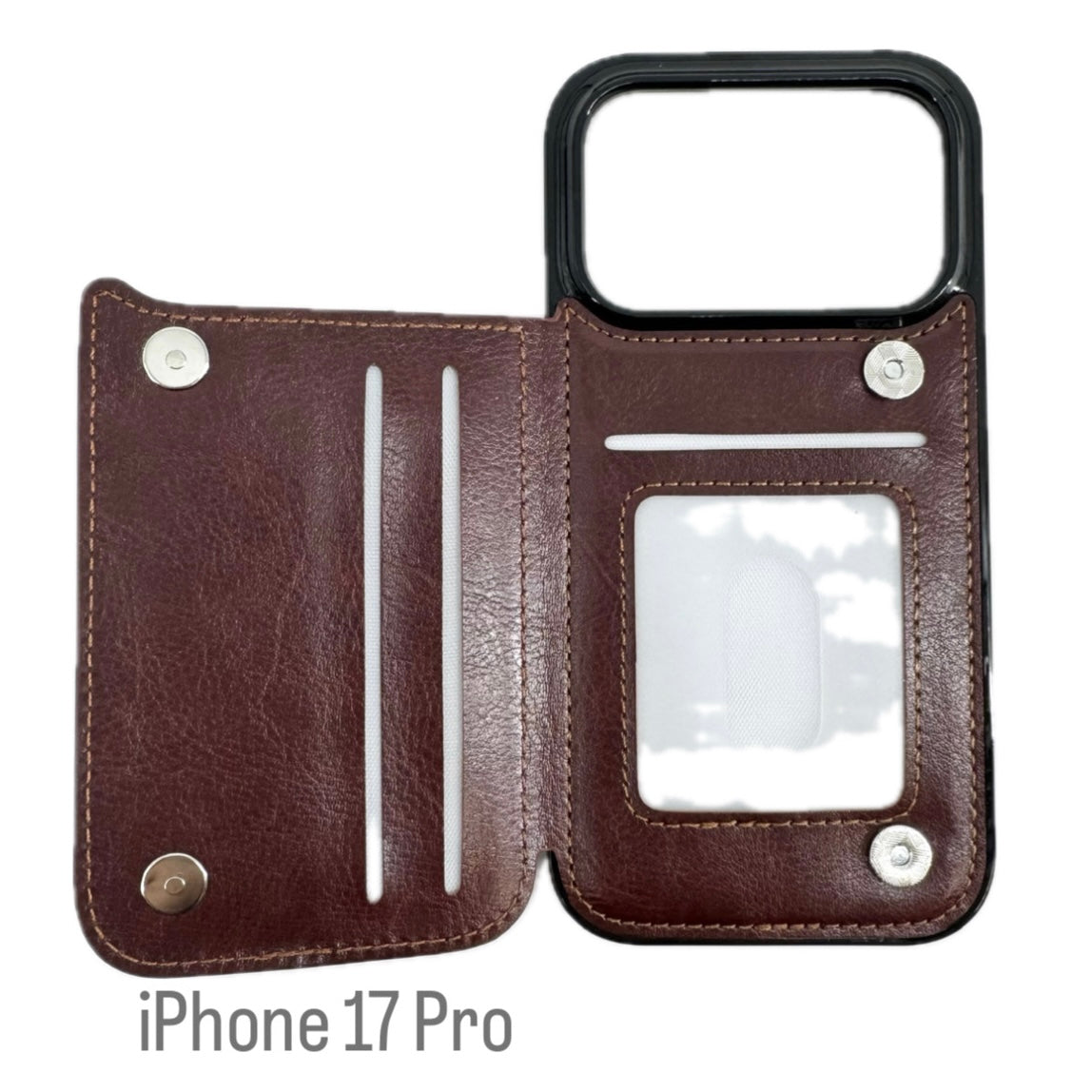 Four Sixes Leather Bookstyle Wallet iPhone Case-Multiple Model Options