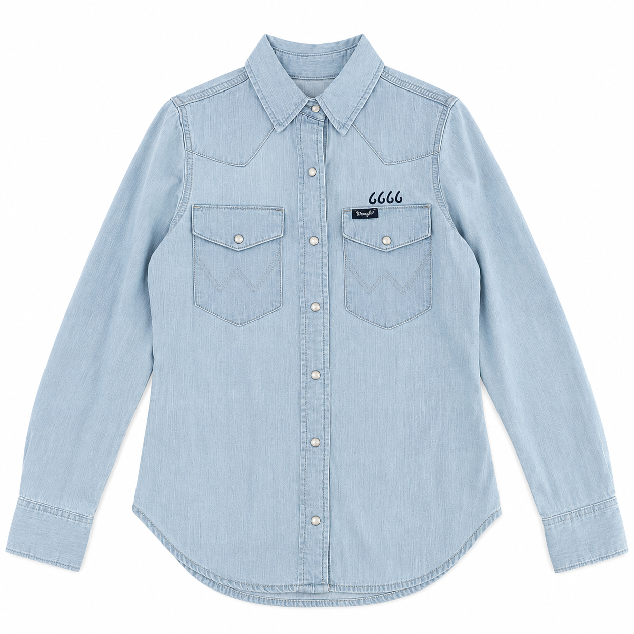 Wrangler Women's Western Snap Denim Shirt