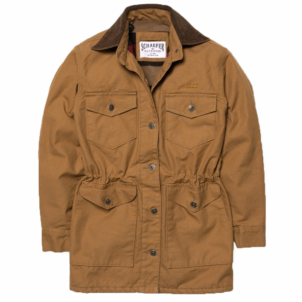 Schaefer Ladies Blanket Lined Barn Coat Saddle