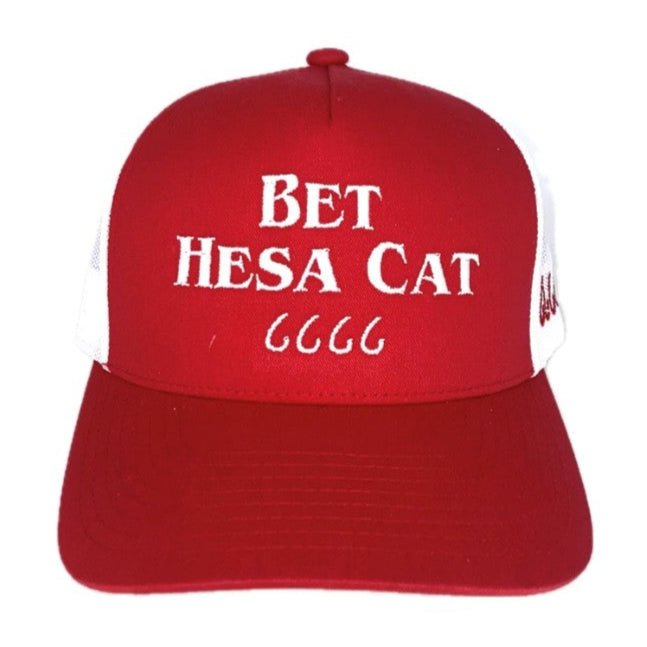 Bet Hesa Cat Stallion Cap - Red/White
