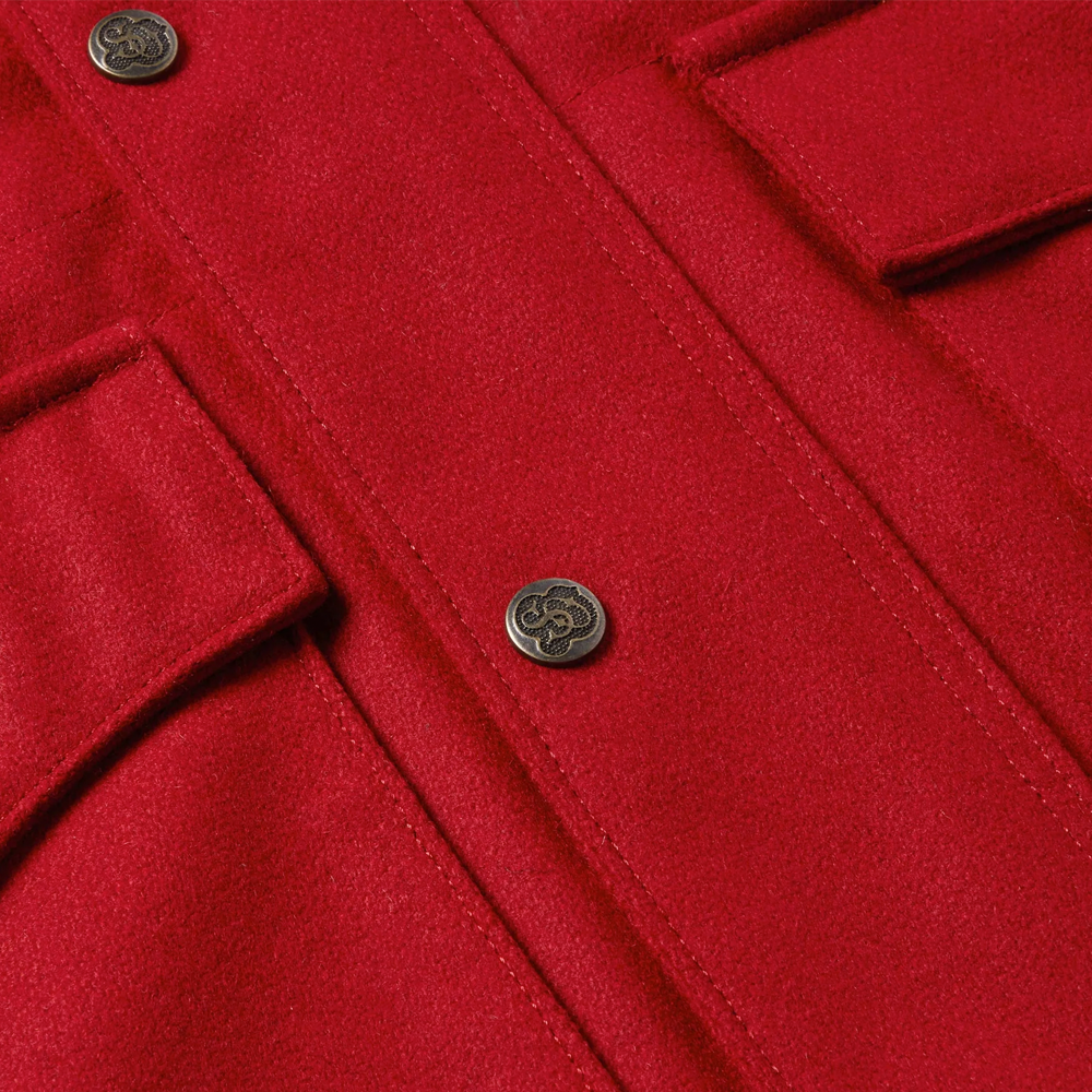 Schaefer Women's Wool Big Country Rancher Button- Red