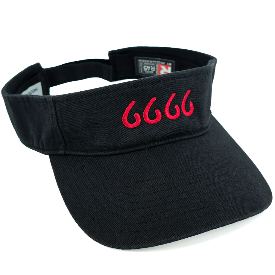 Four Sixes Visor - Black