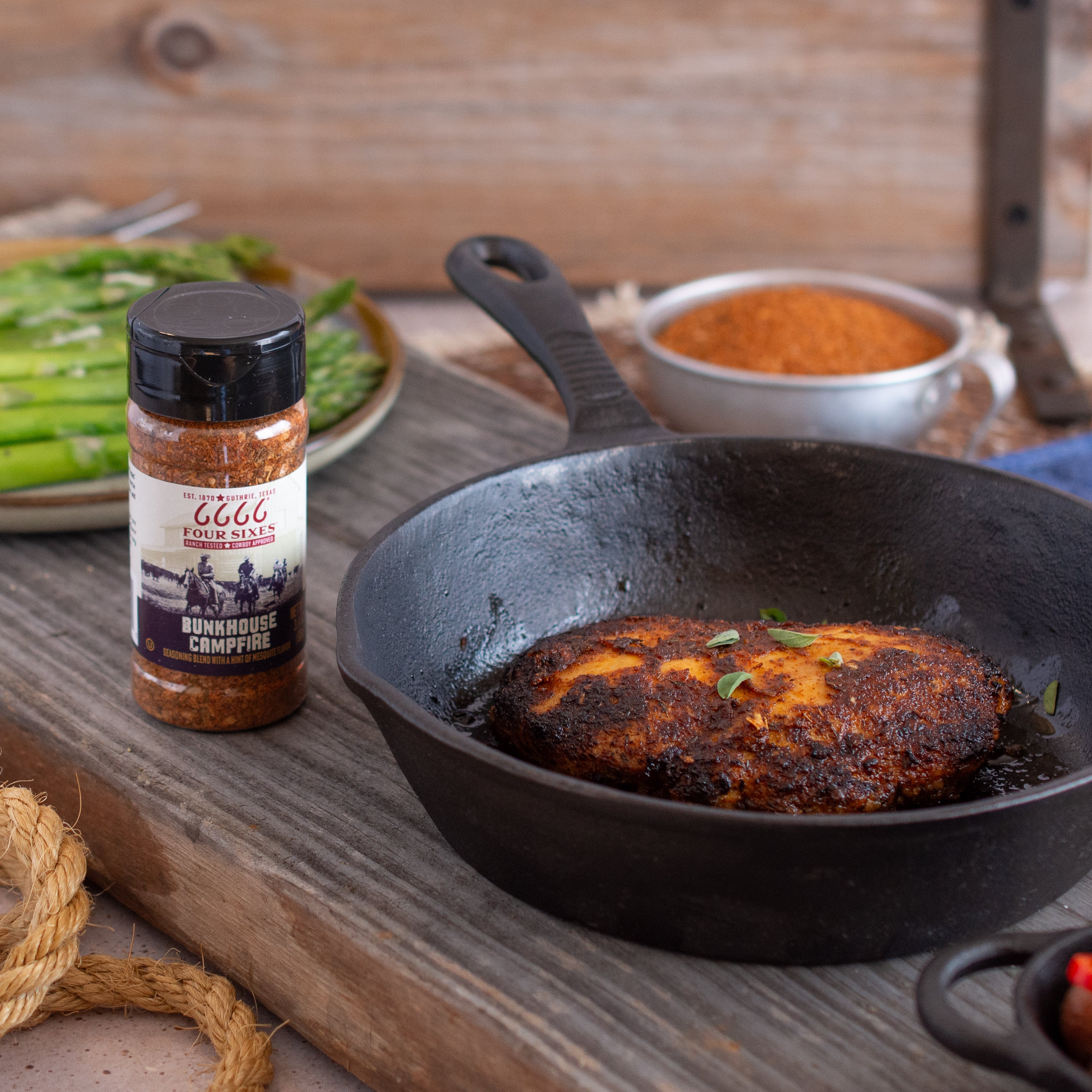 Four Sixes Bunkhouse Campfire Seasoning