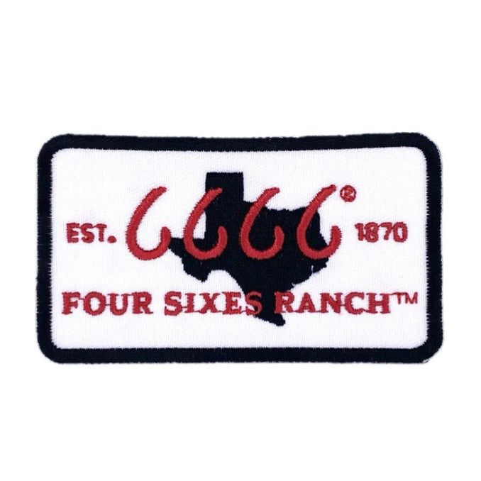 Four Sixes Red/White/Black Patch