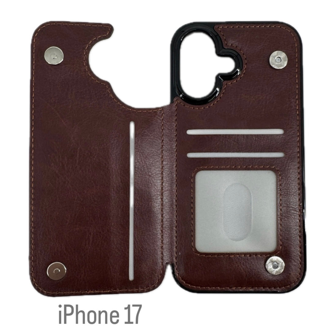 Four Sixes Leather Bookstyle Wallet iPhone Case-Multiple Model Options