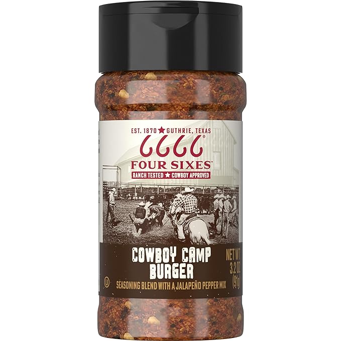Four Sixes Cowboy Camp Burger Seasoning – Shop 6666 Ranch