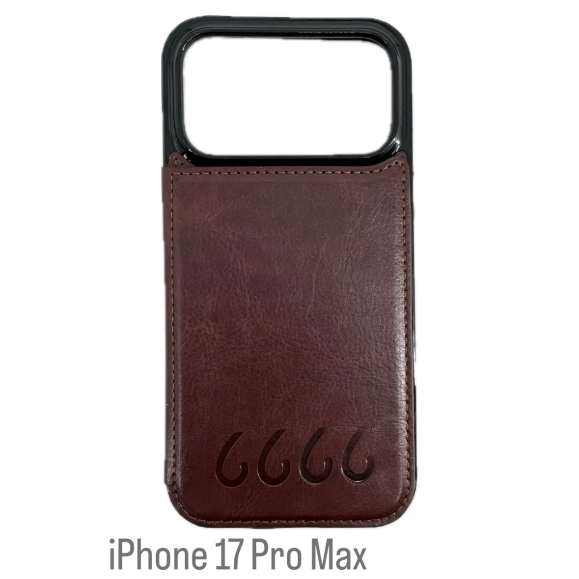 Four Sixes Leather Bookstyle Wallet iPhone Case-Multiple Model Options