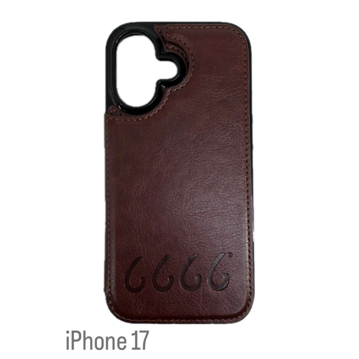 Four Sixes Leather Bookstyle Wallet iPhone Case-Multiple Model Options