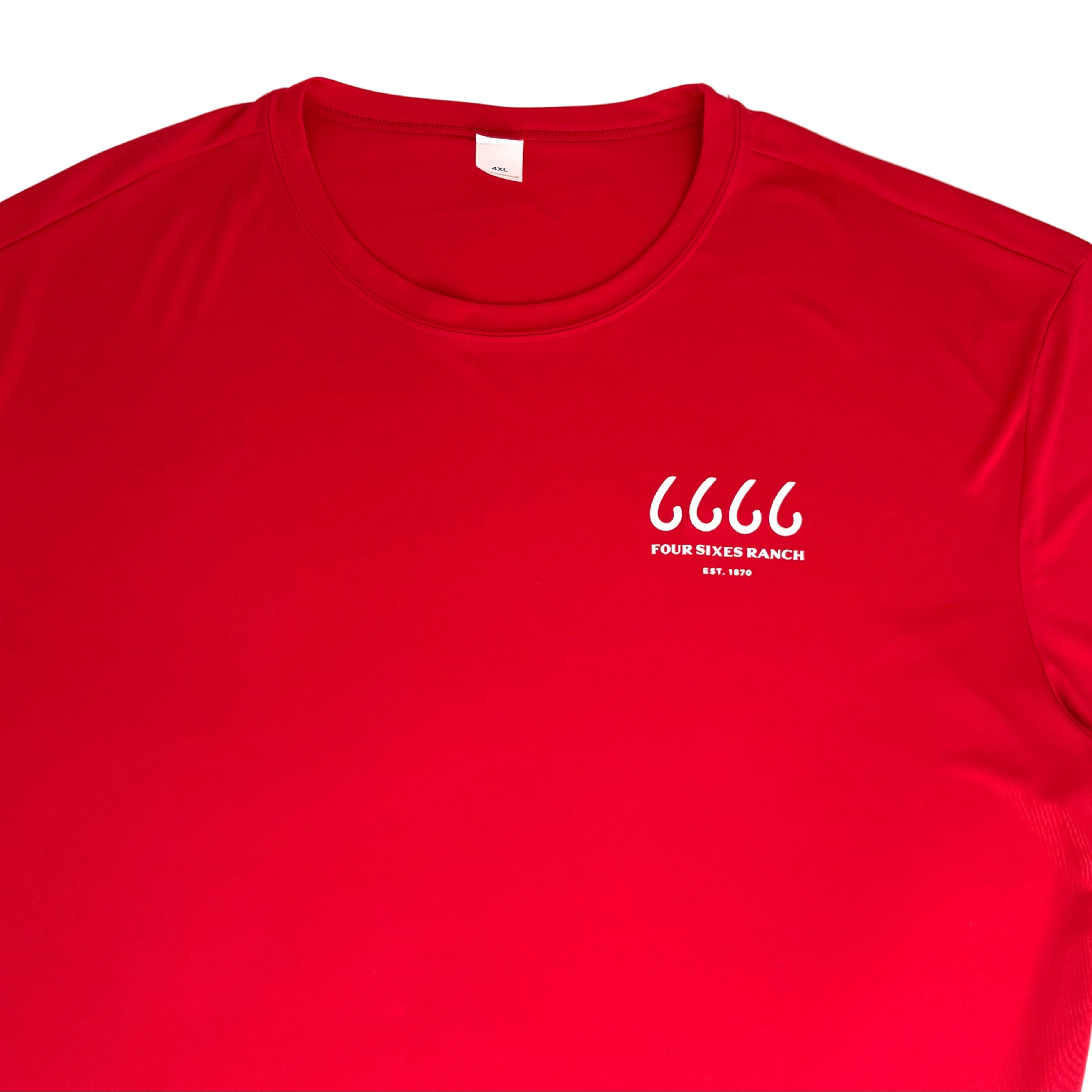 *SALE* Four Sixes Men's Red Sport-Tek