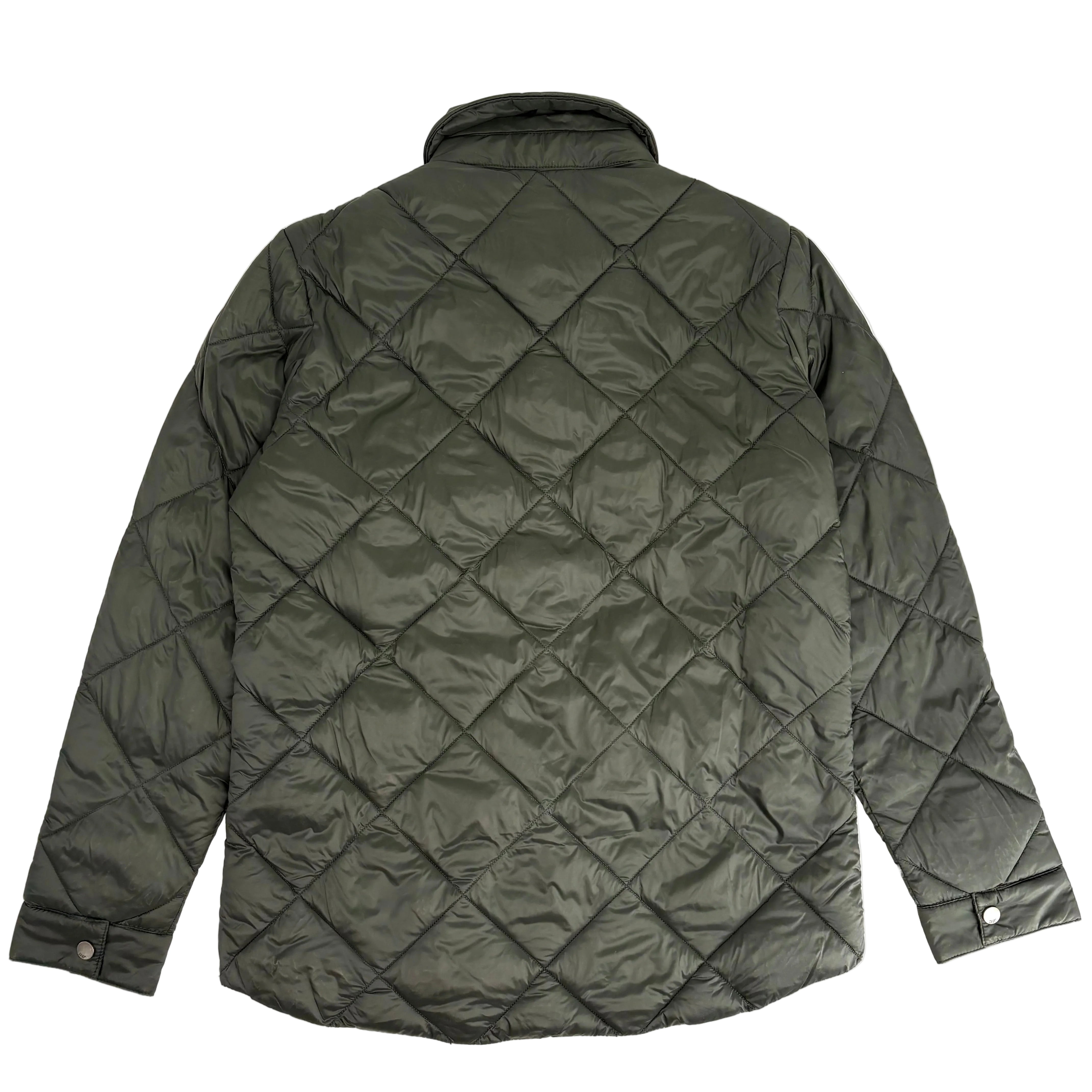 Ladies Lightweight Quilted Shirt Jacket - Ivy
