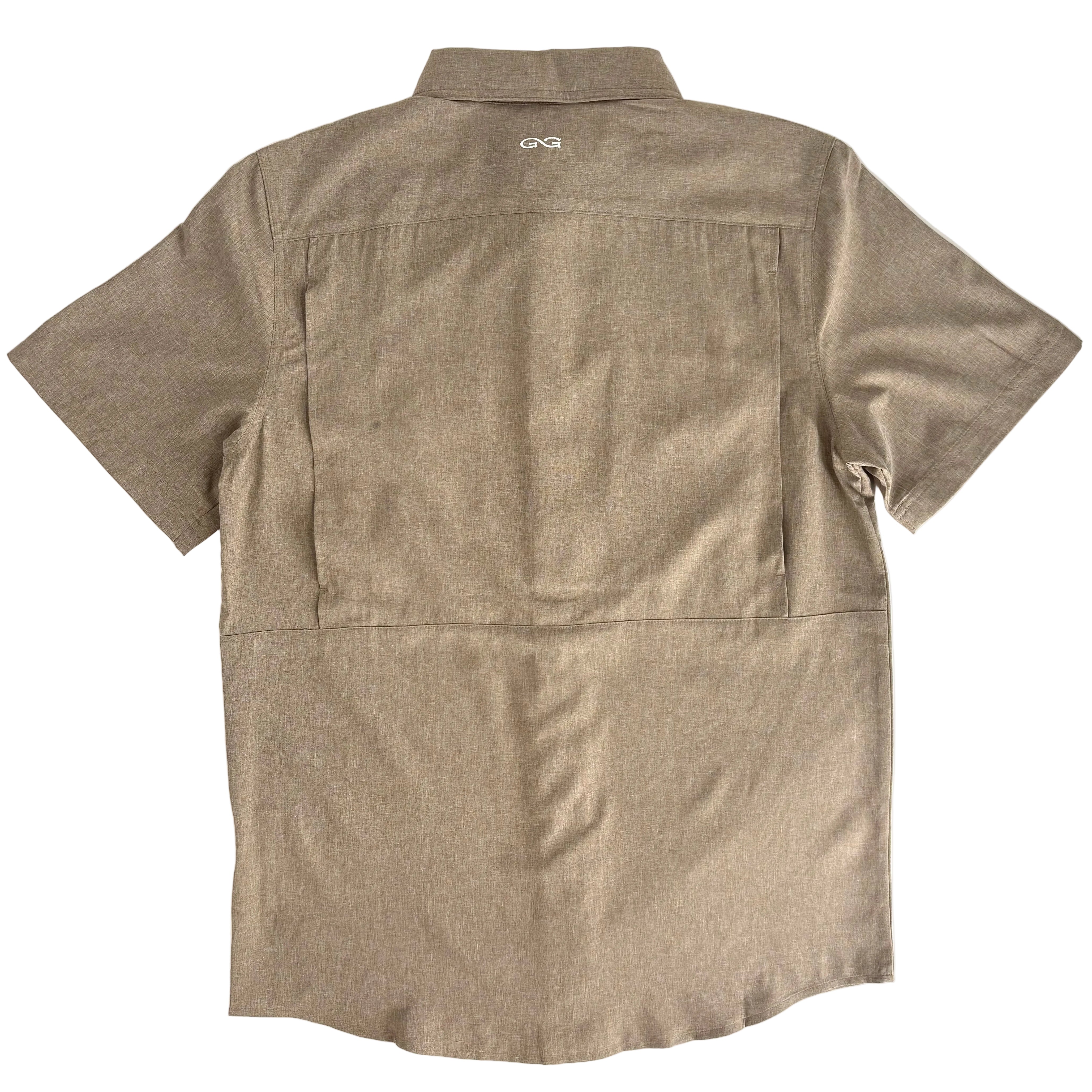 GameGuard Men's StockYard Short Sleeve Shirt- Bark