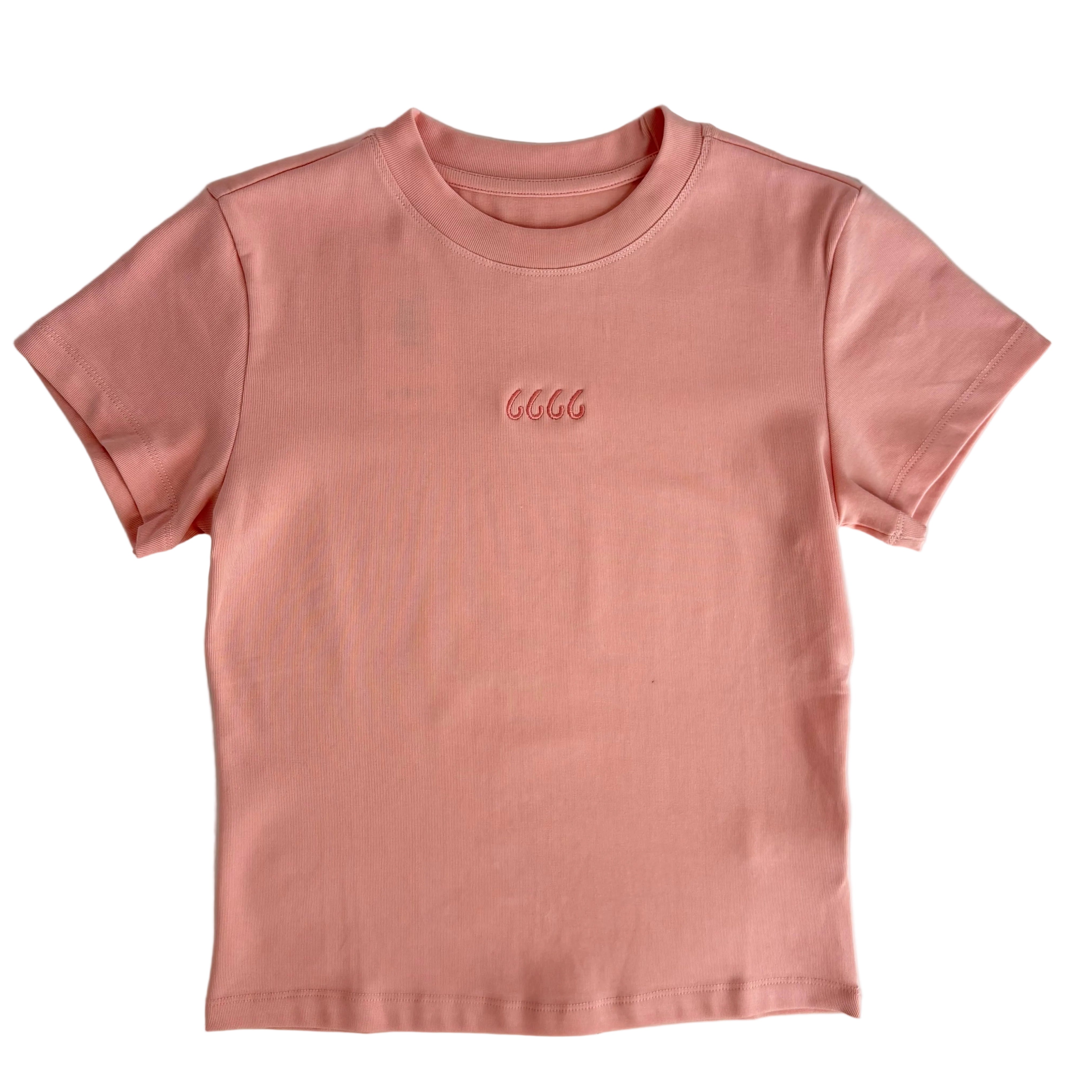 Essential Fitted Cotton Crewneck Tee