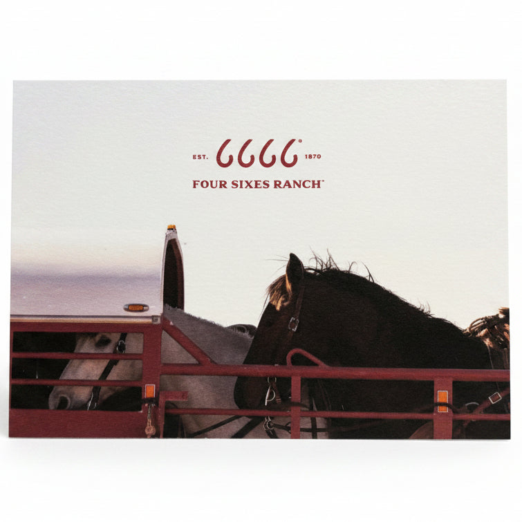 Four Sixes Ranch Greeting Card