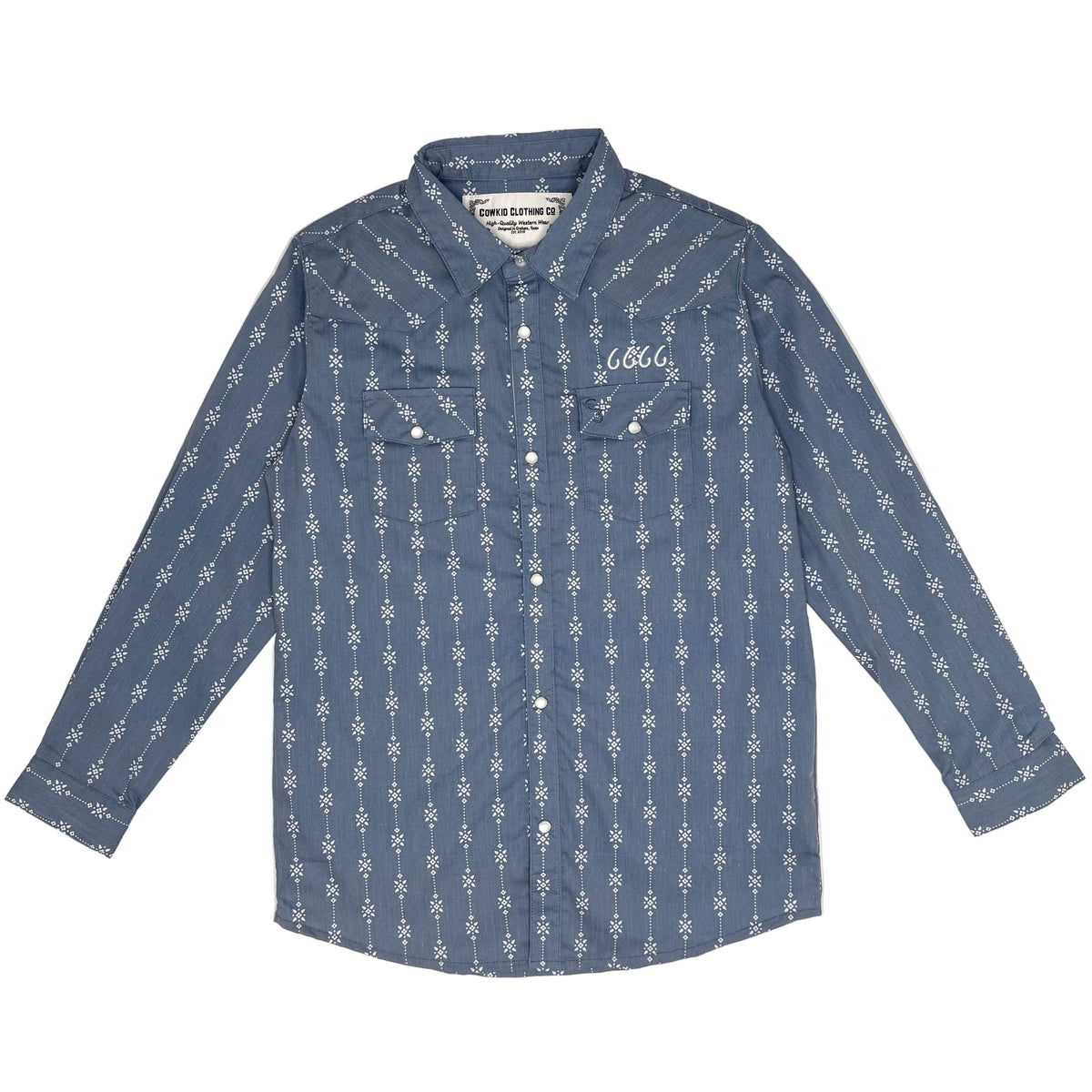 Children's Starlight Vintage Long Sleeve Pearl Snap Shirt