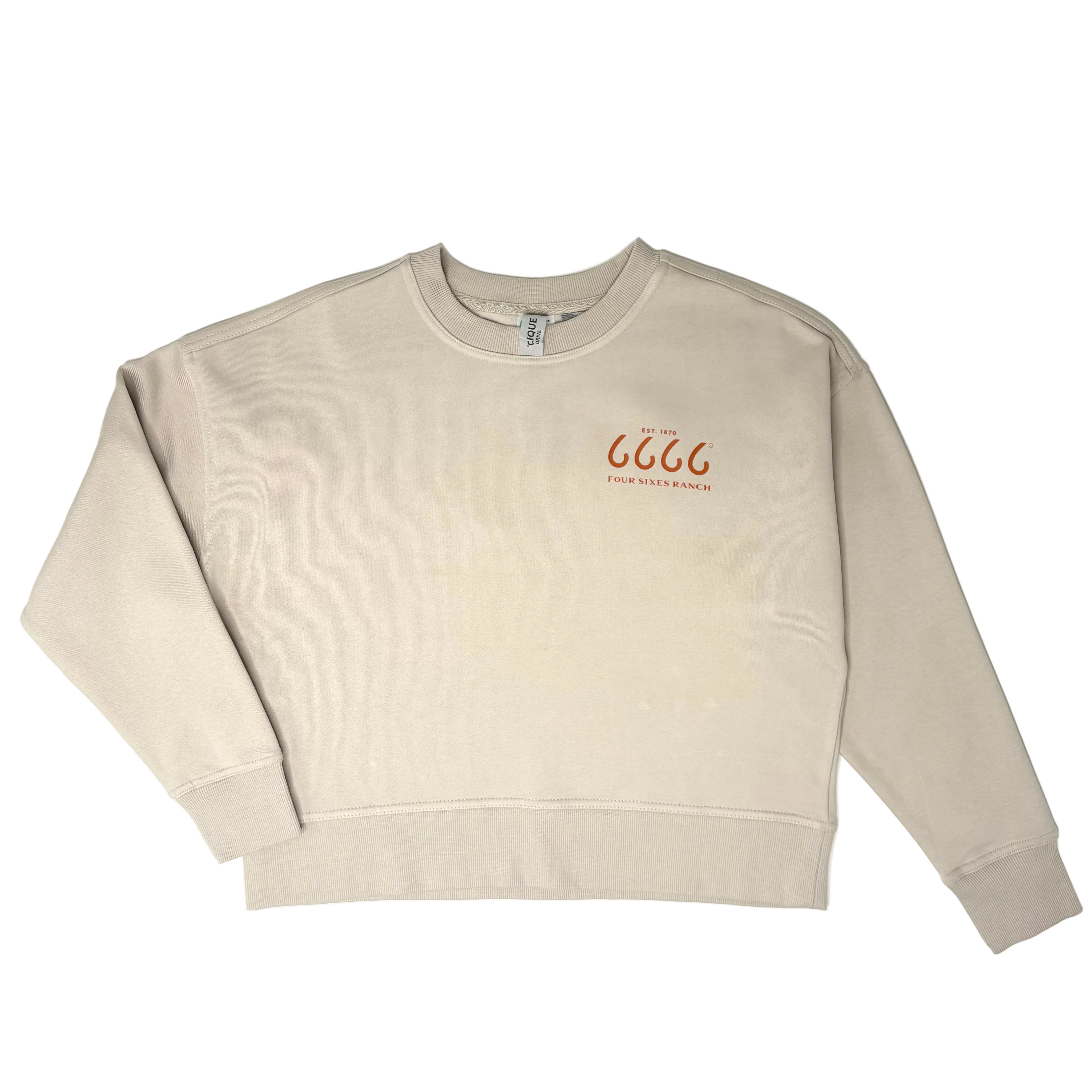 L Barn Cropped Graphic Sweatshirt