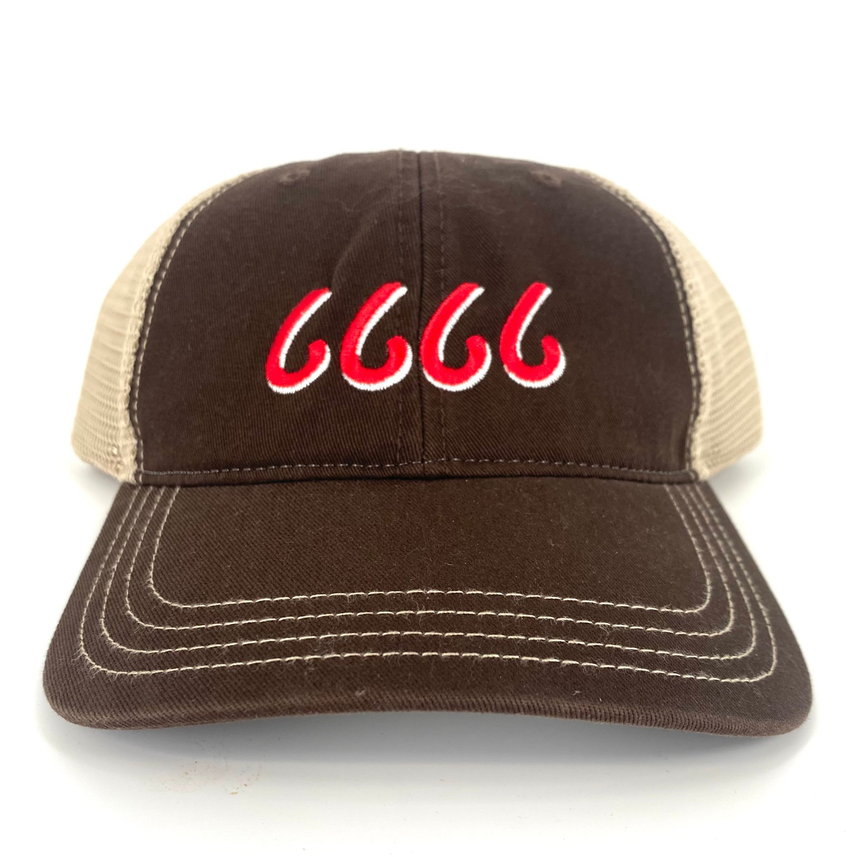 Four Sixes Relaxed Cap - Brown/Khaki