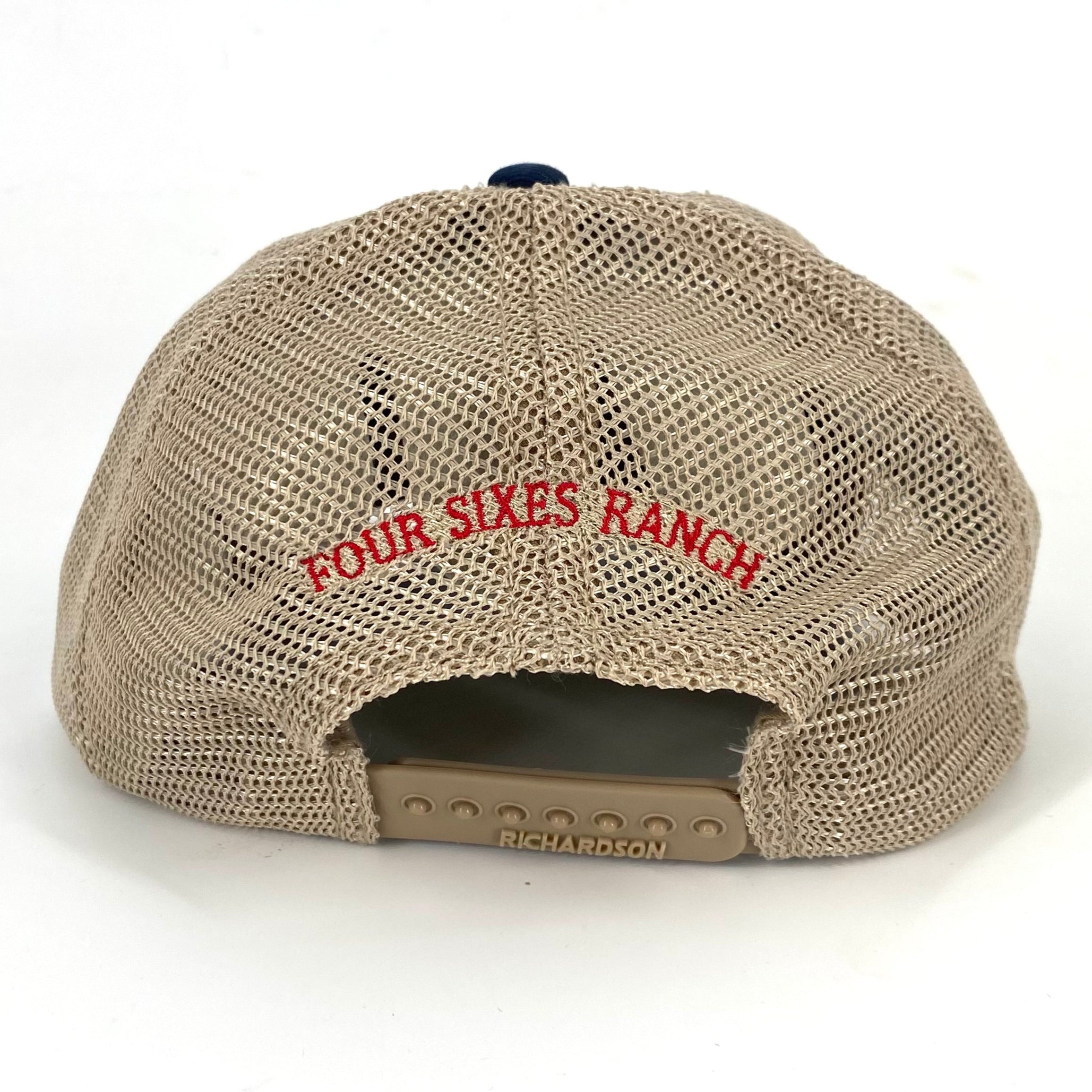 Four Sixes Relaxed Cap - Navy/Khaki