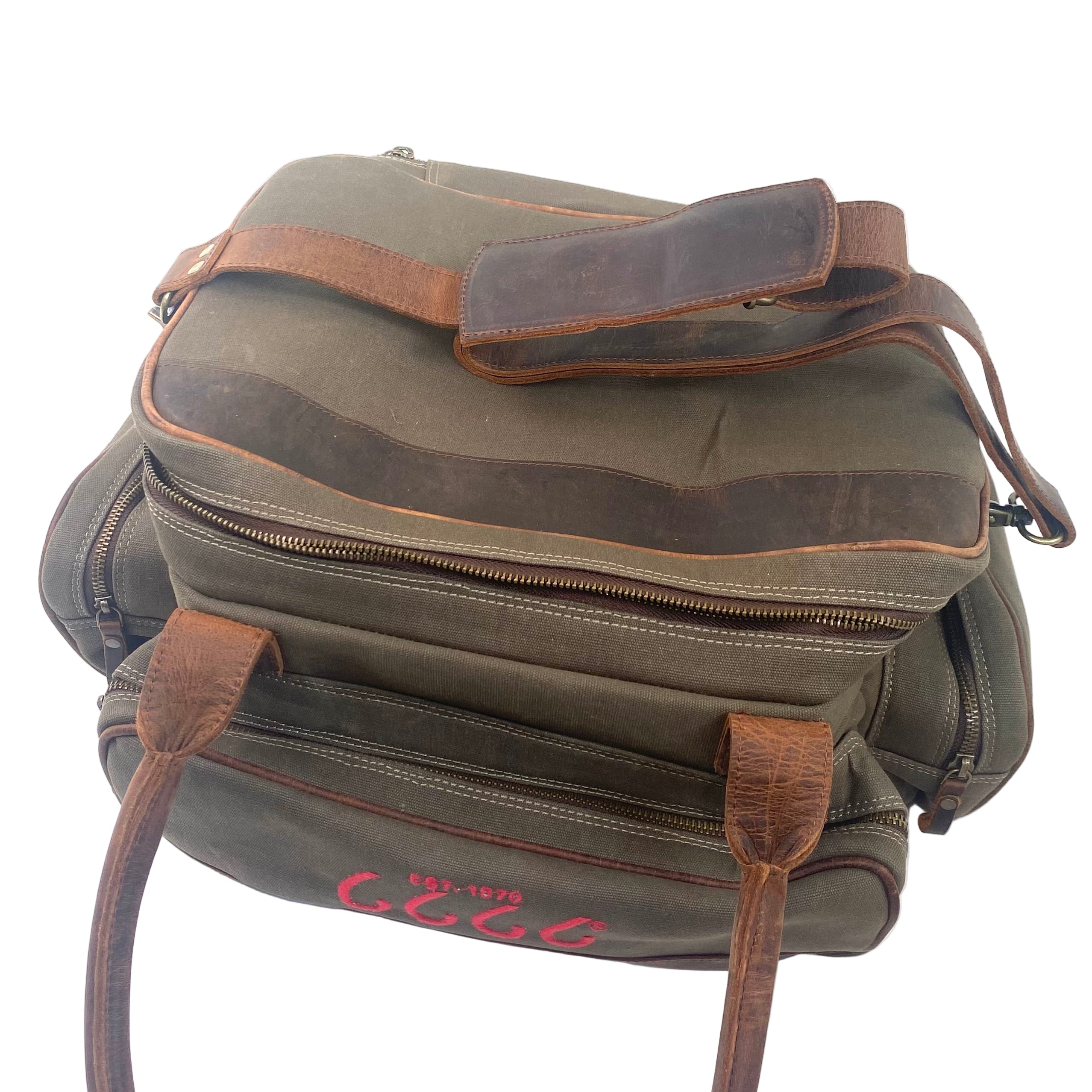 Green Canvas Range/Field Bag