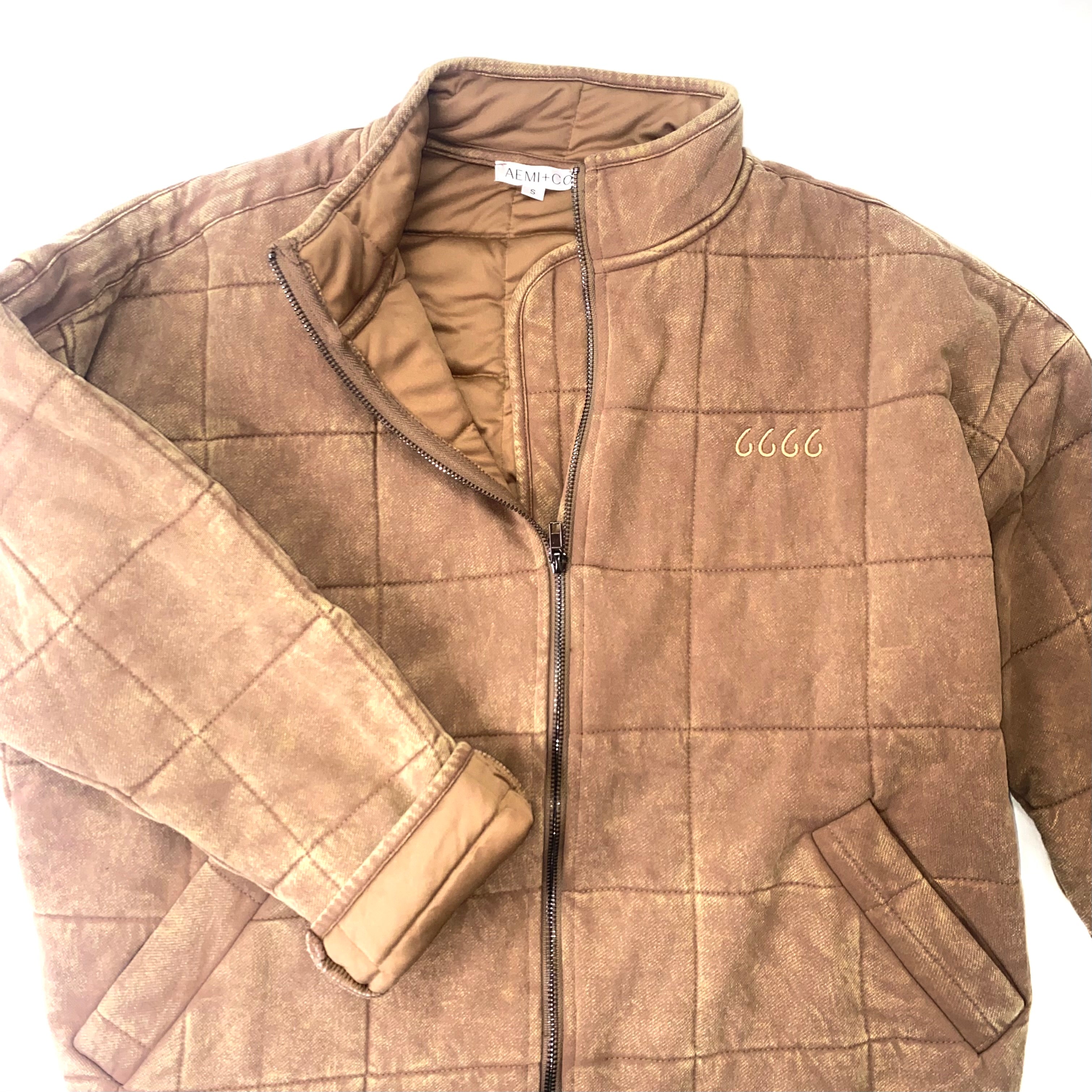 Women's Quilted Jacket - Brown
