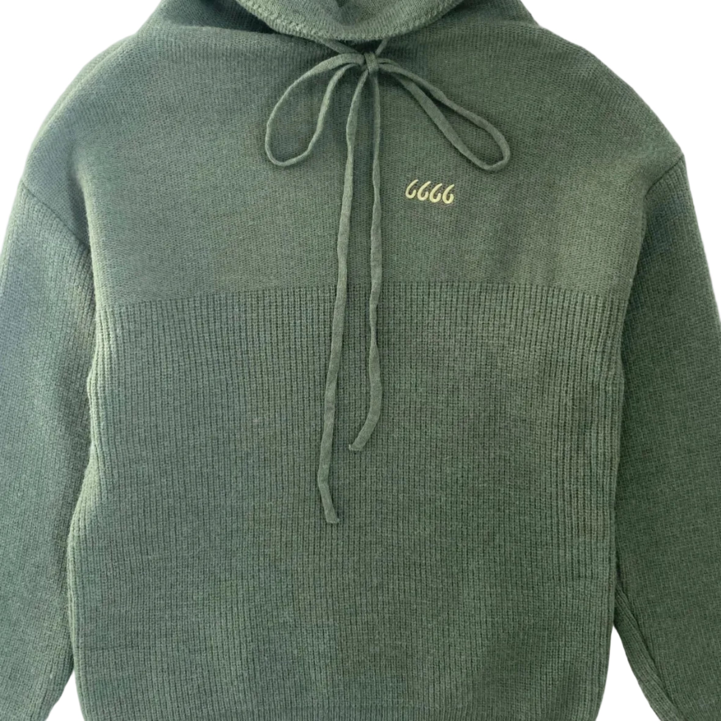 Woman's Olive Turtleneck Knit Sweater
