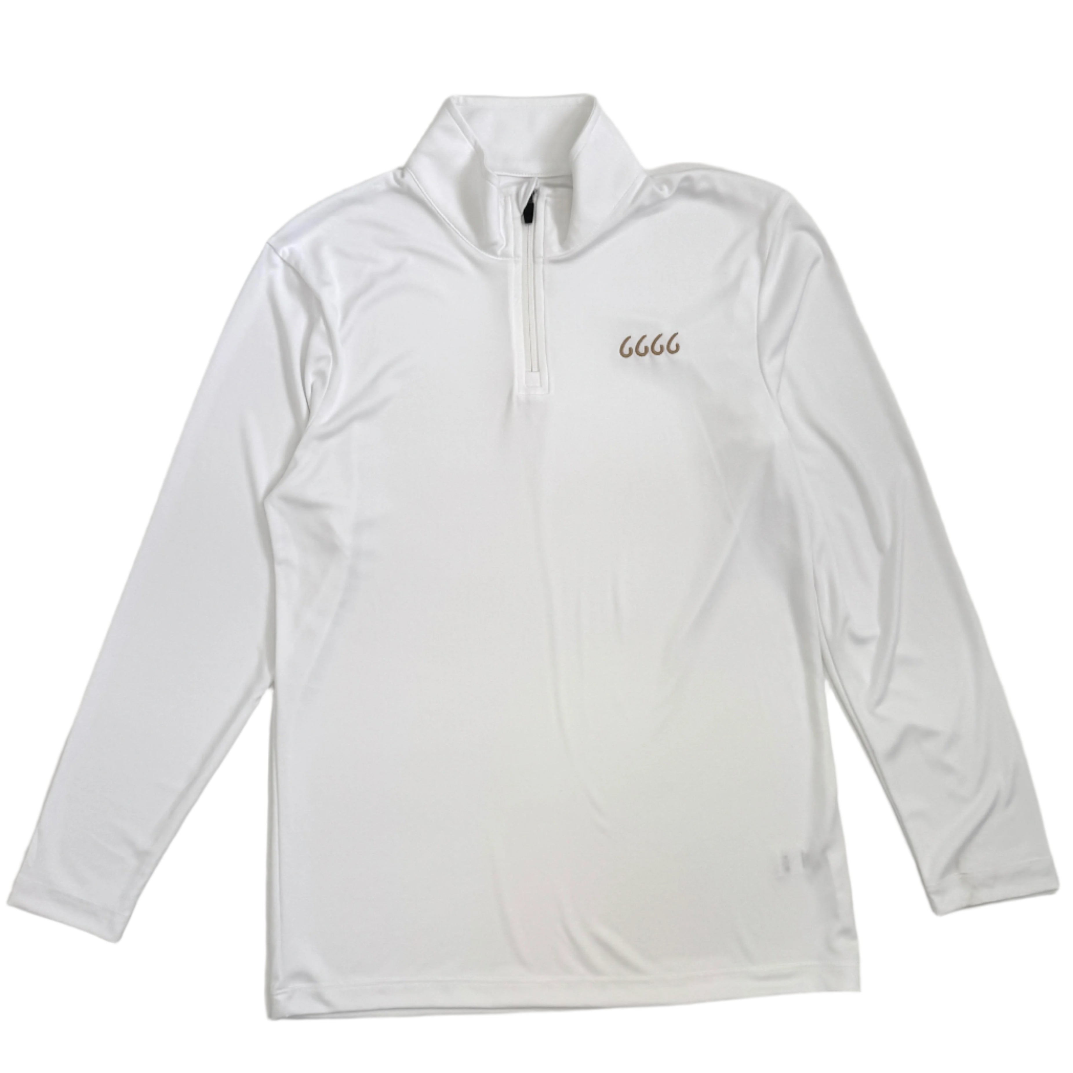 Four Sixes Men's Performance Quarter Zip Pullover-White – Shop
