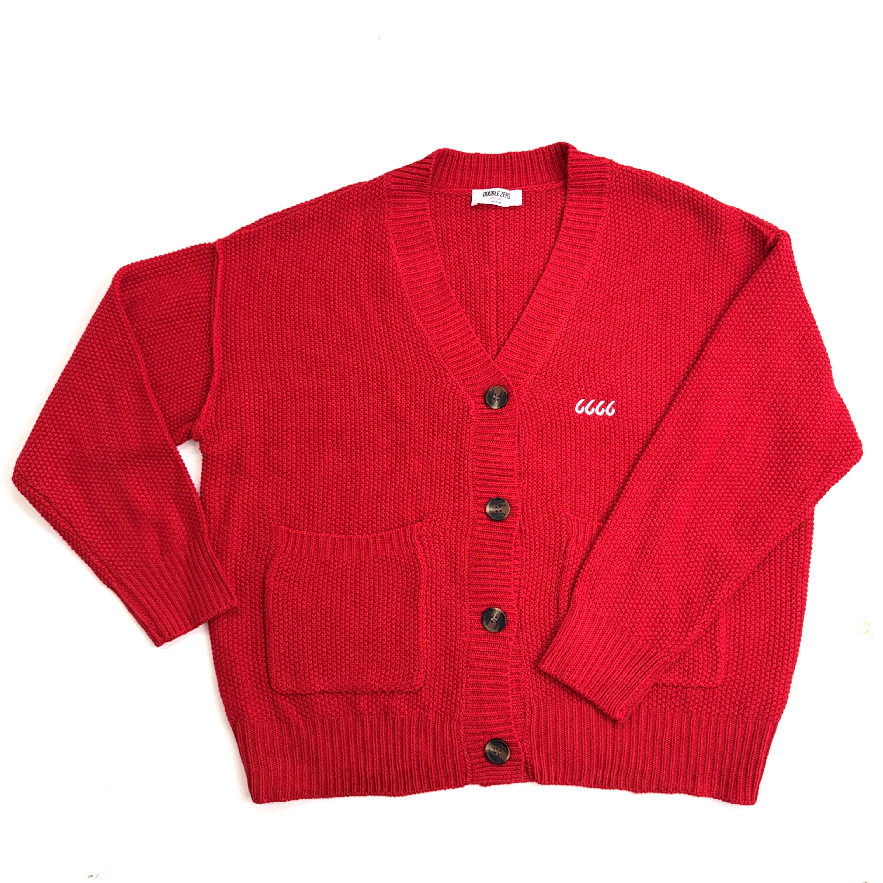 Button-Front Oversized Cardigan - Red – Shop 6666 Ranch