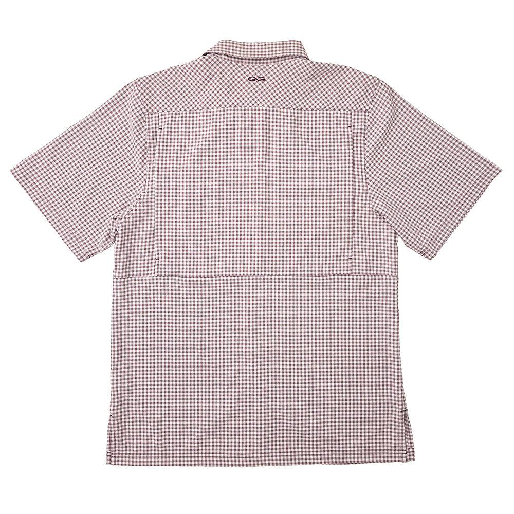 GameGuard Maroon TekCheck Short Sleeve Back