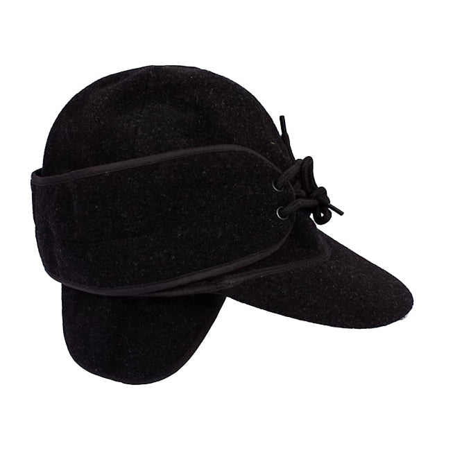Black Wool Cap