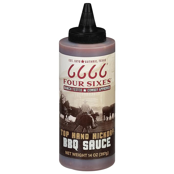 Four Sixes Top Hand Hickory BBQ Sauce