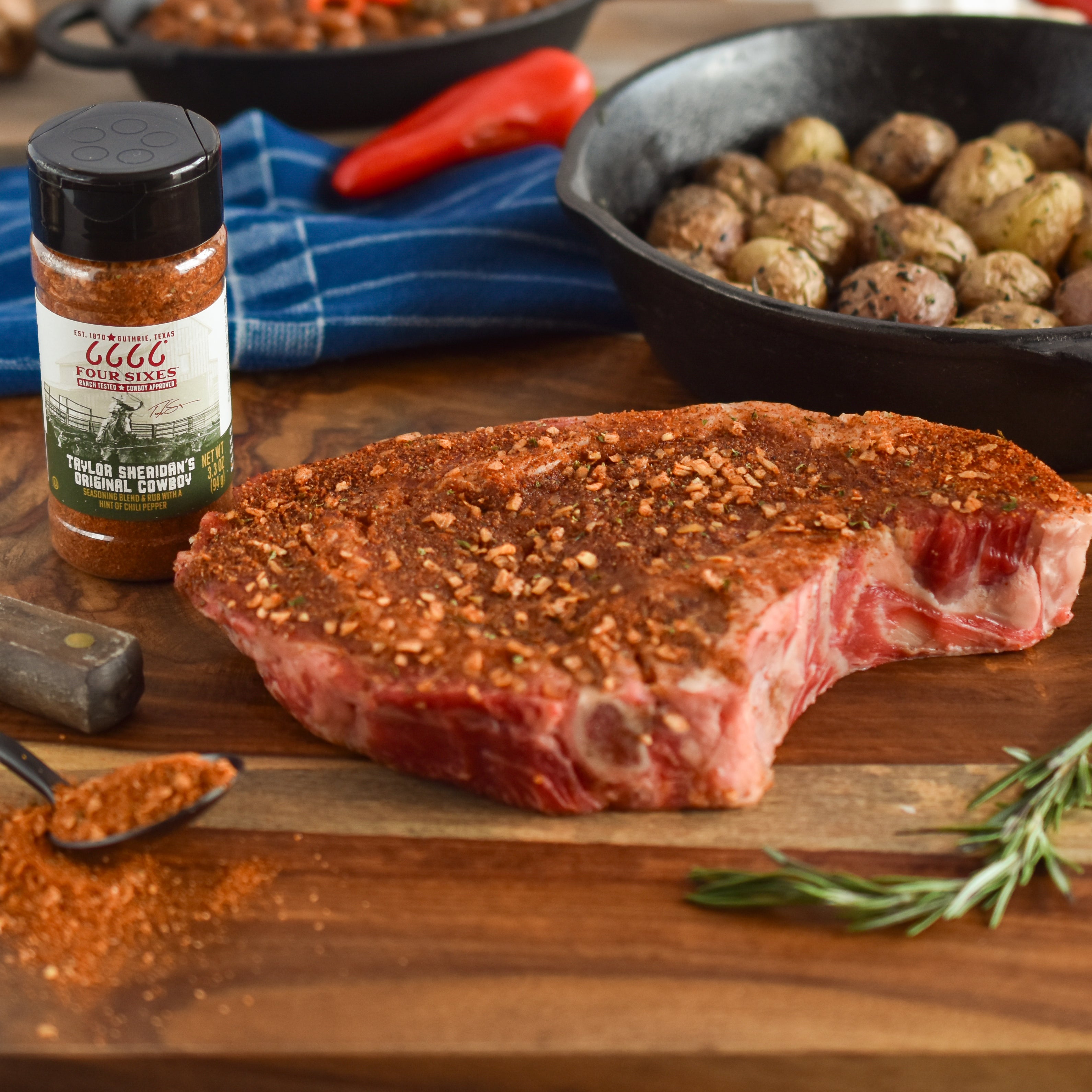 Four Sixes Taylor Sheridan's Original Cowboy Seasoning