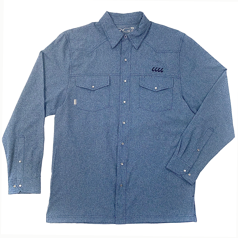 GG Deep Water LS Pearl Snap Shirt – Shop 6666 Ranch GG Deep Water LS Pearl Snap Shirt – Shop 6666 Ranch
