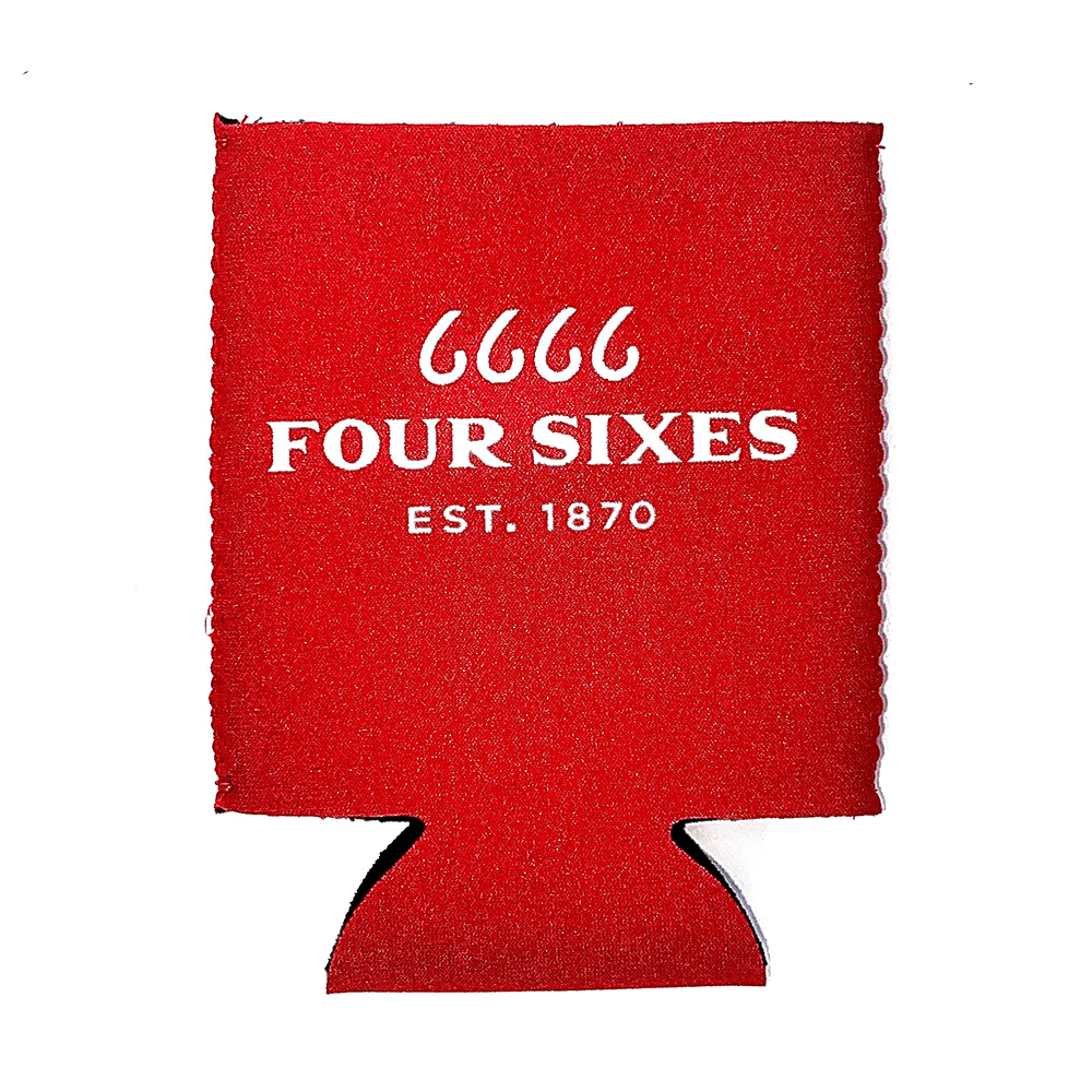 Four Sixes Regular Can Koozie