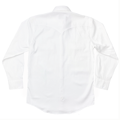 Schaefer Western Classic Button Down Pinpoint Back - Arctic White