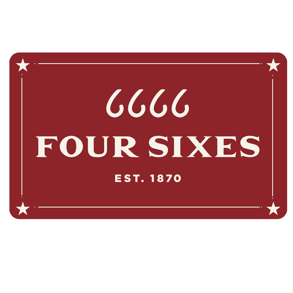 Four Sixes Logo Sticker Shop 6666 Ranch four-sixes-logo-sticker-shop-6666-ranch