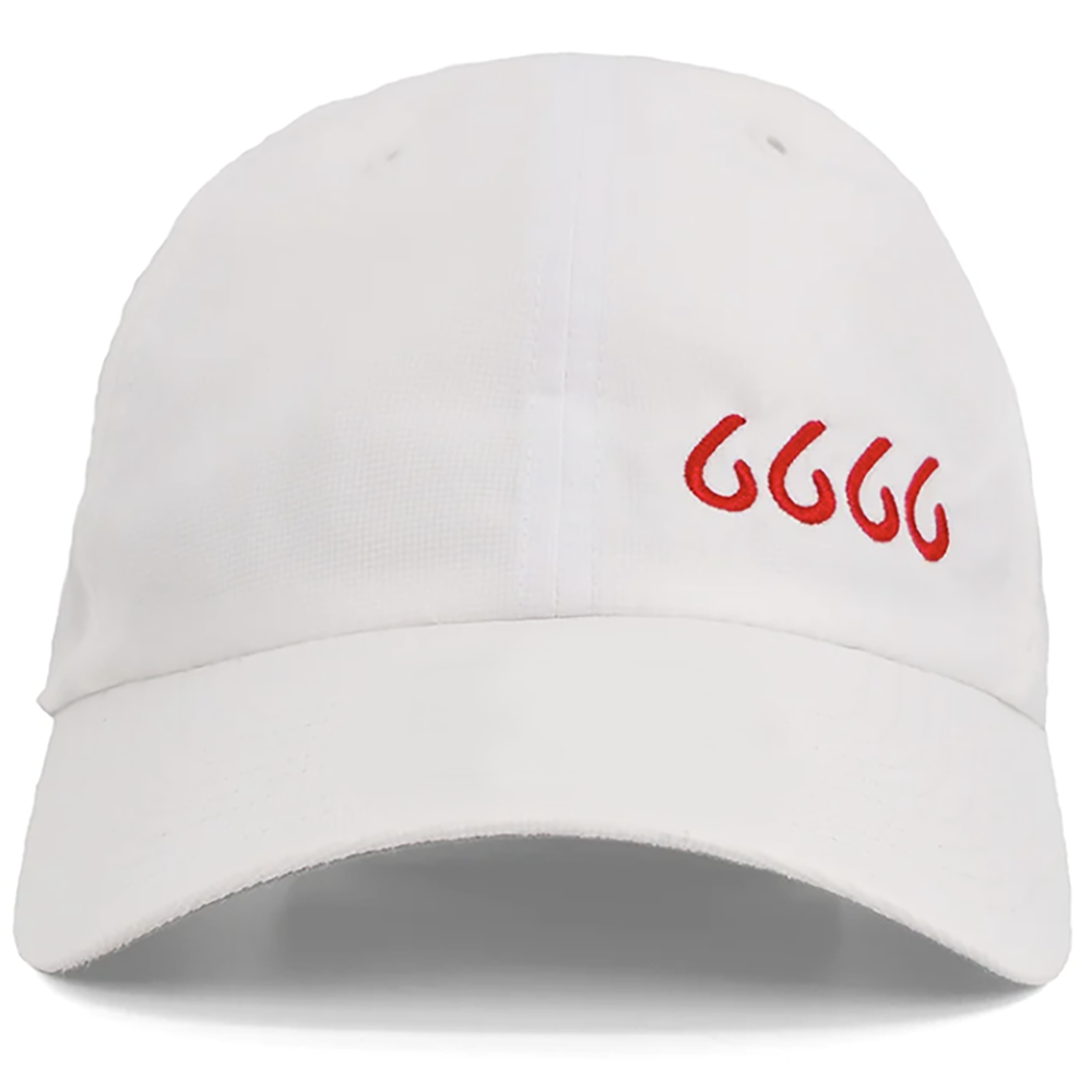 Four Sixes White Golf Cap
