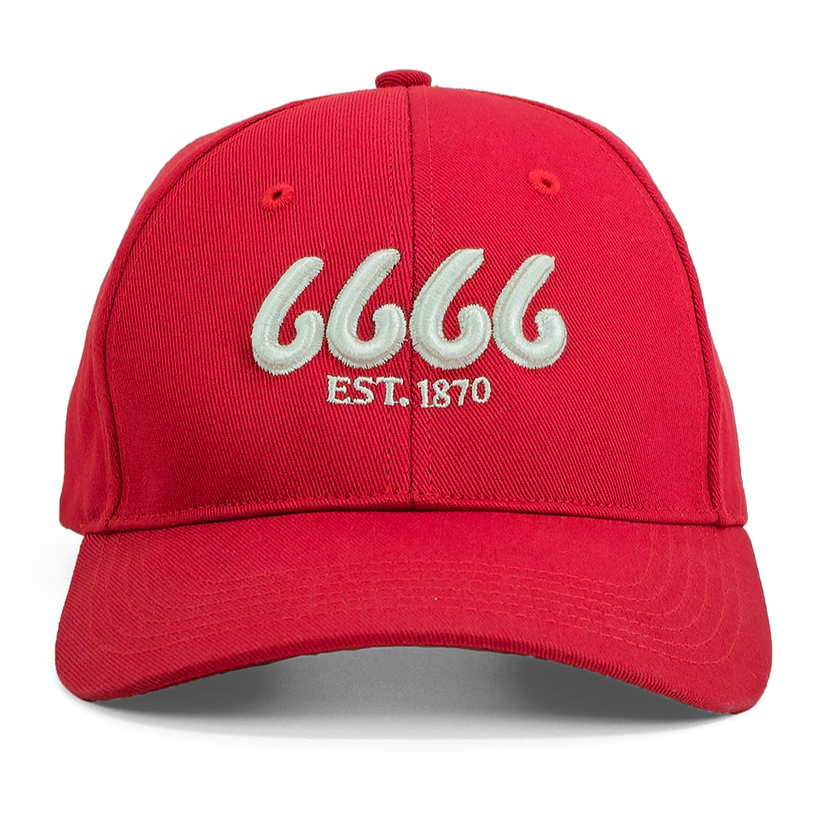 Solid Twill Structured Cap Red