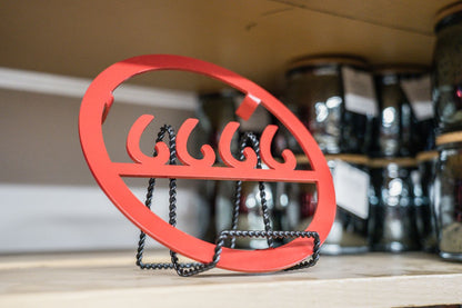 Four Sixes Trivet - Red