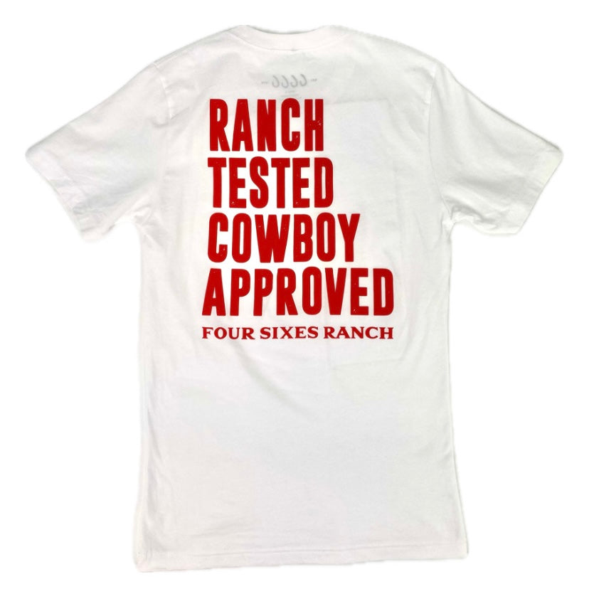 STONE  ホワイト Tシャツ SALE* Ranch Tested T-Shirt-White – Shop 6666 Ranch