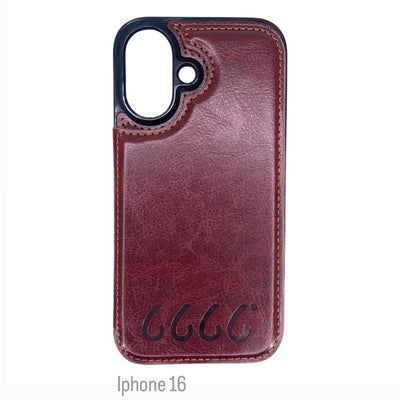 Four Sixes Leather Bookstyle Wallet iPhone Case-Multiple Model Options