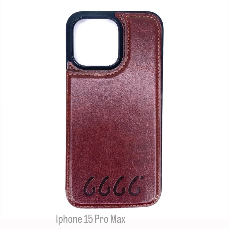 Four Sixes Leather Bookstyle Wallet iPhone Case-Multiple Model Options