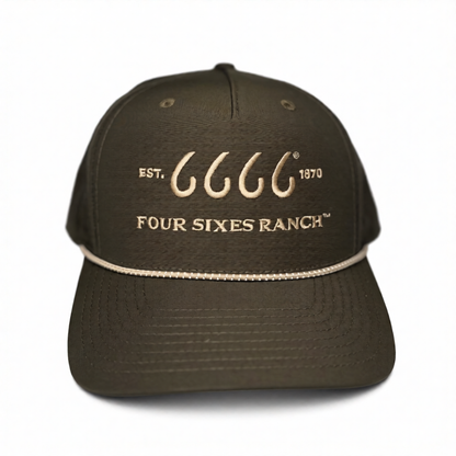 Four Sixes Ranch Performance Rope Cap