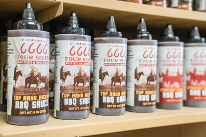 Four Sixes Top Hand Hickory BBQ Sauce