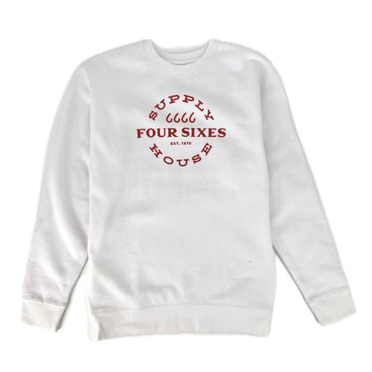 *SALE* Supply House Crewneck Sweatshirt-White