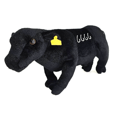 6666 Branded Cow Stuffed Animal