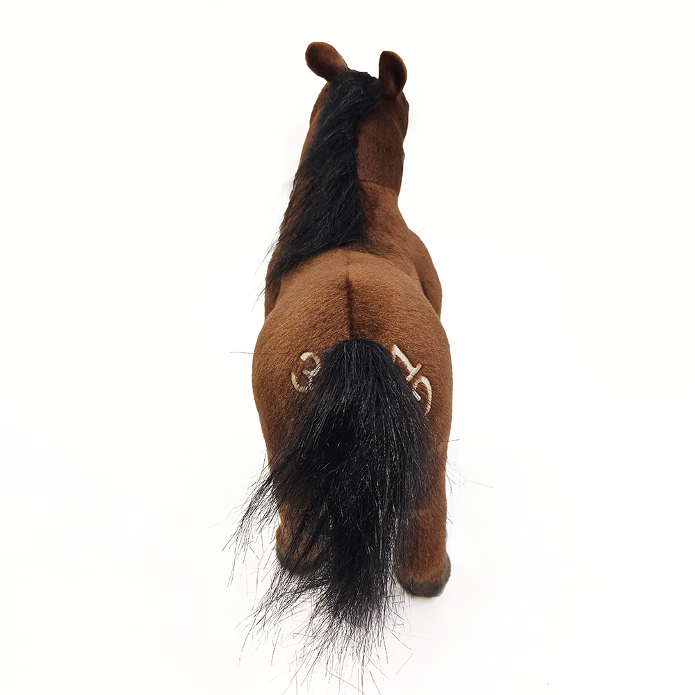 6666 Branded Quarter Horse Stuffed Animal Back