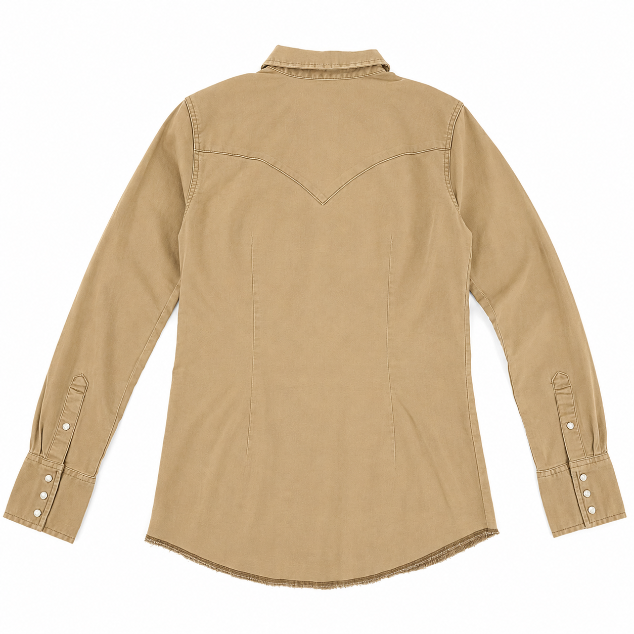 Wrangler Women's Western Snap Work Shirt- Rawhide