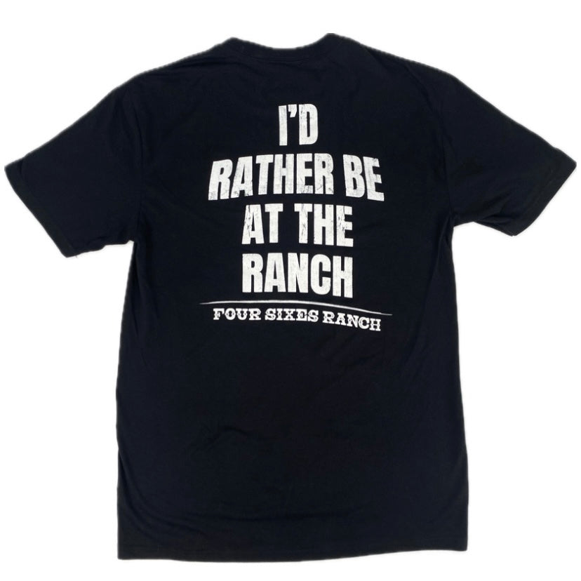 Four Sixes I'd Rather Be at the Ranch Shirt