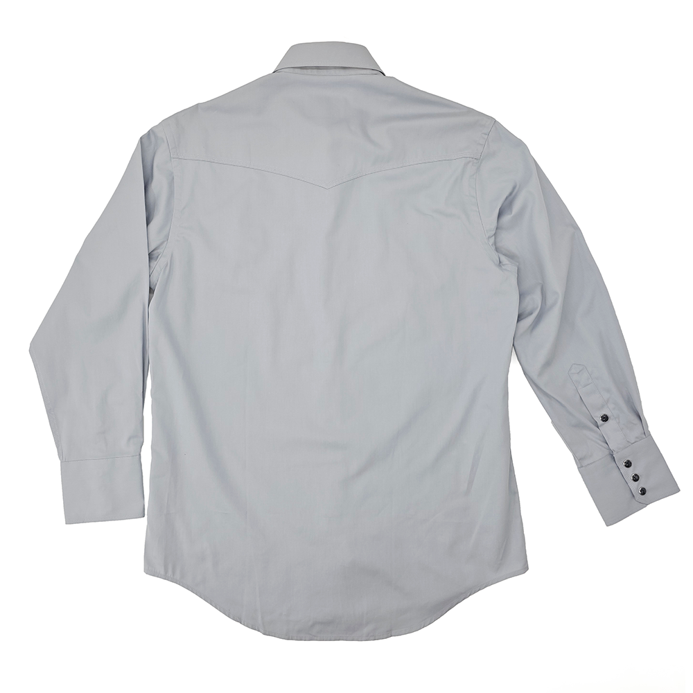 Schaefer Texas Twill With Snaps Back- Whisper Gray