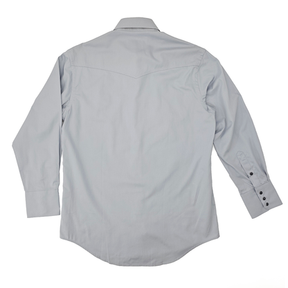 Schaefer Texas Twill With Snaps Back- Whisper Gray